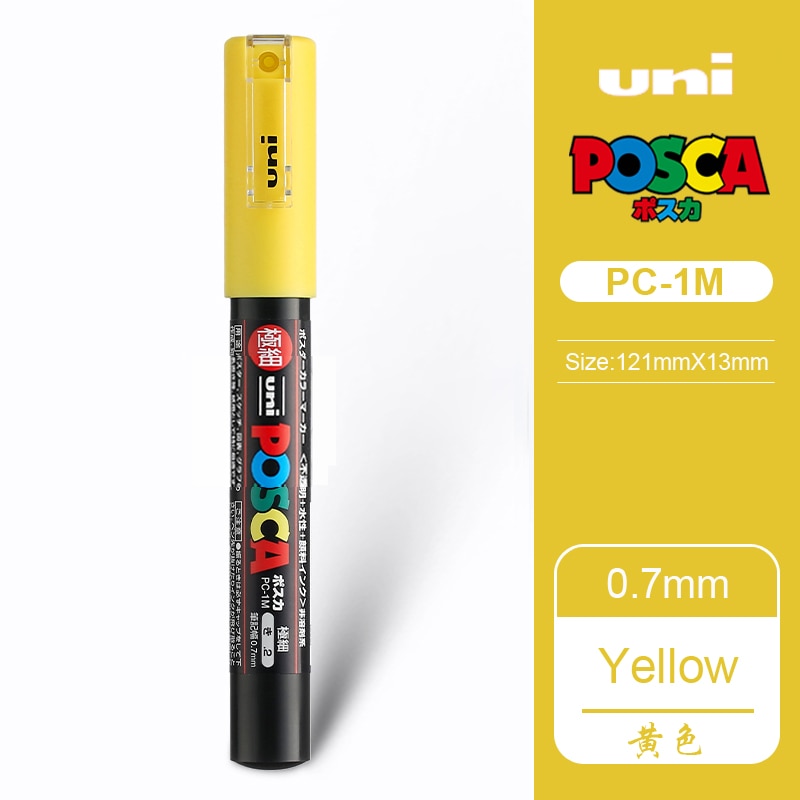 Caneta Posca: A arte ao seu alcance 0.7mm - UN