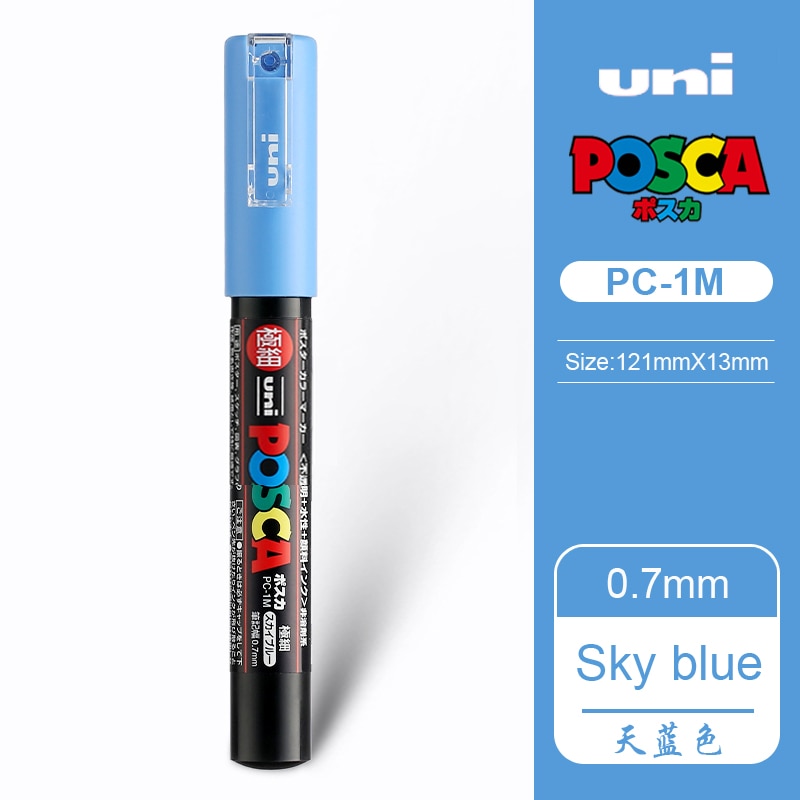 Caneta Posca: A arte ao seu alcance 0.7mm - UN