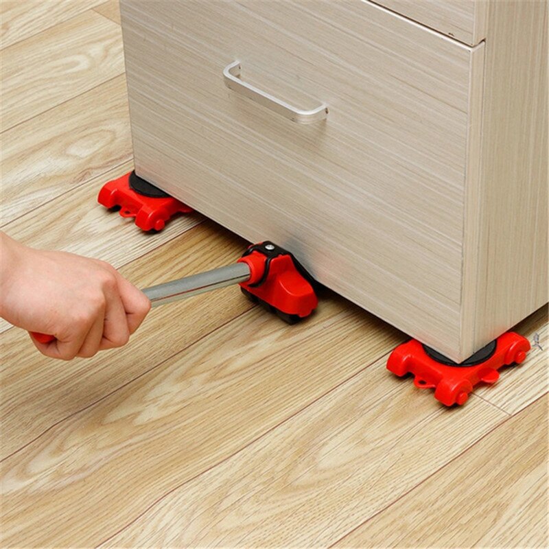 Suporte com Rodinhas para Móveis - Sofá, Armário, Cama, Geladeira, Carro