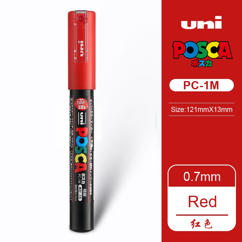 Caneta Posca: A arte ao seu alcance 0.7mm - UN