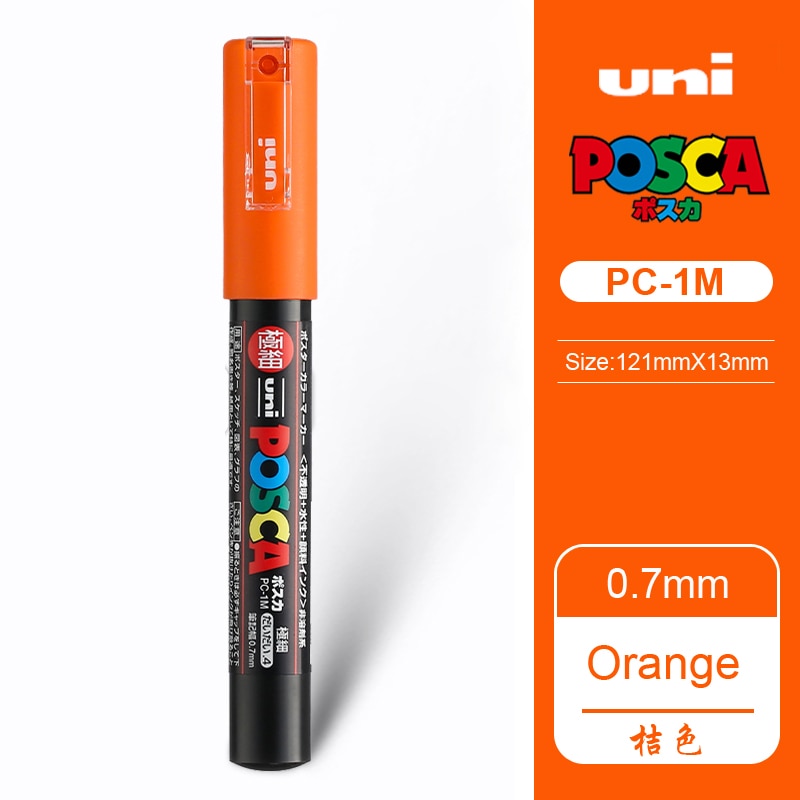 Caneta Posca: A arte ao seu alcance 0.7mm - UN